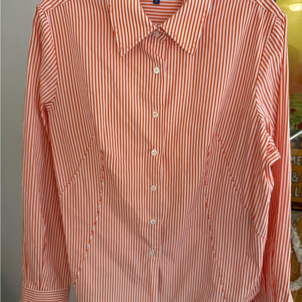 Classic Red Striped Men's Shirt